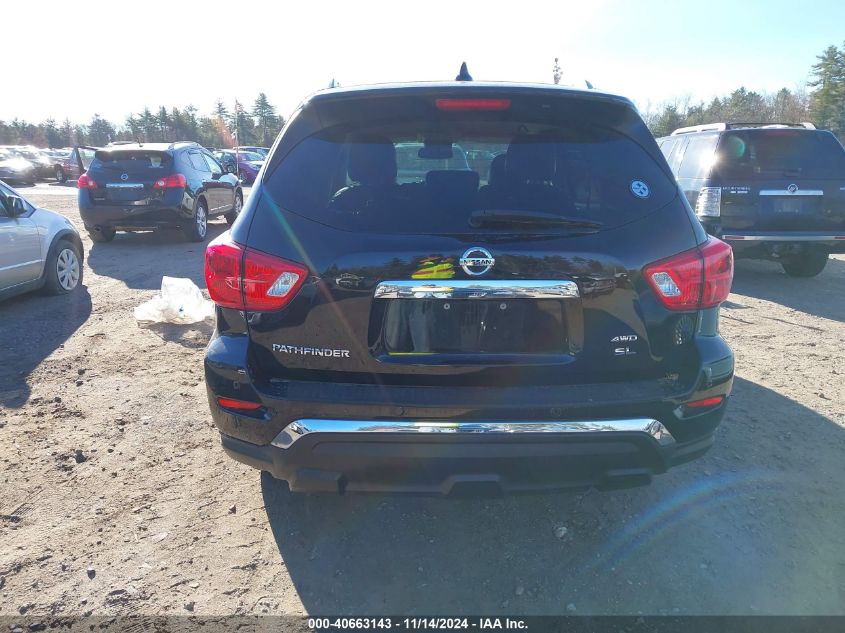 2019 Nissan Pathfinder Sl VIN: 5N1DR2MM9KC639734 Lot: 40663143