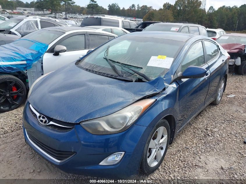 2013 Hyundai Elantra Gls VIN: KMHDH4AE4DU951887 Lot: 40663244