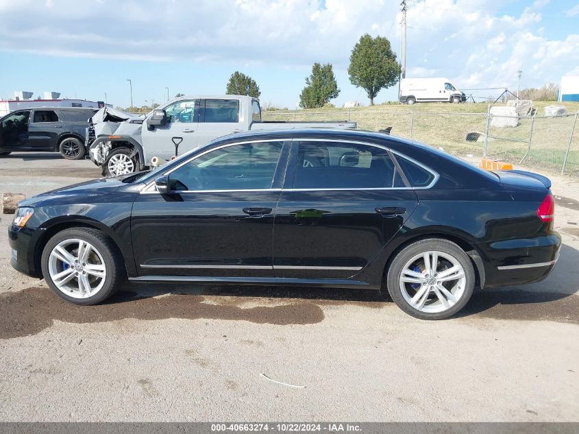 2014 Volkswagen Passat 2.0L Tdi Sel Premium VIN: 1VWCN7A34EC119141 Lot: 40663274