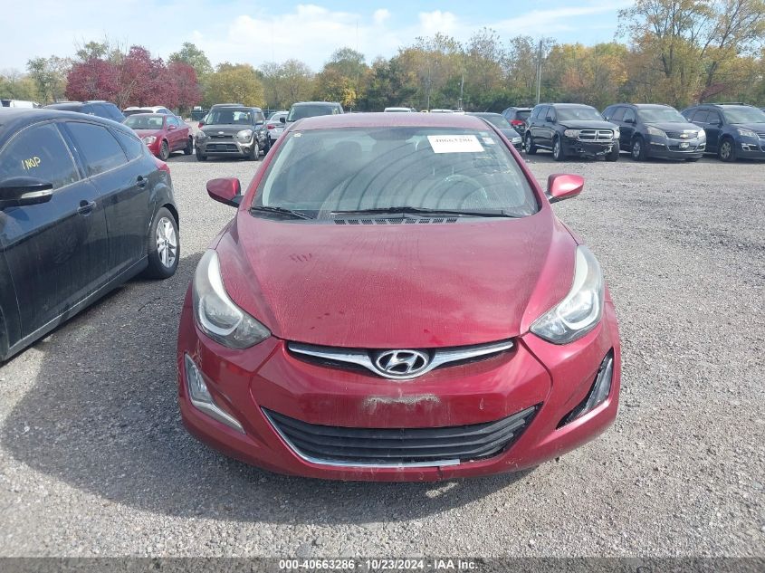 2016 Hyundai Elantra Se VIN: 5NPDH4AE0GH655459 Lot: 40663286