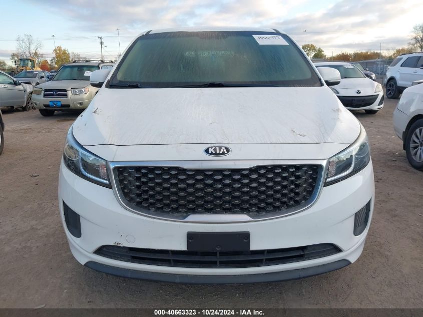 2018 Kia Sedona Lx VIN: KNDMB5C11J6376931 Lot: 40663323