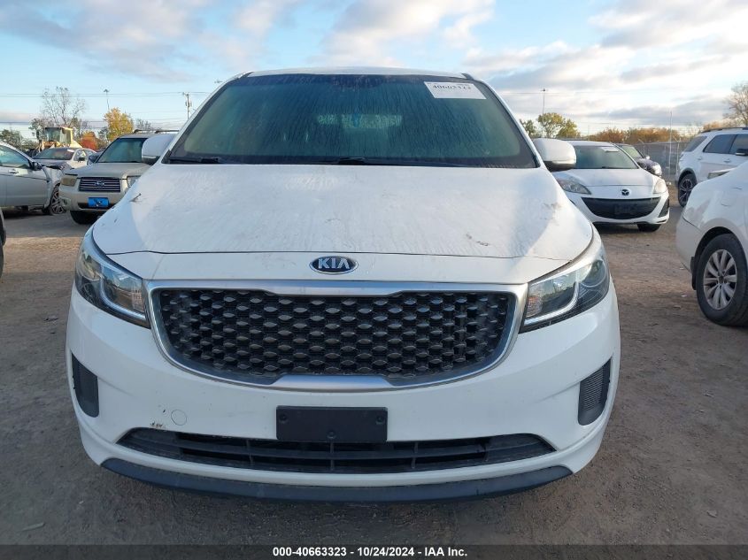 2018 Kia Sedona Lx VIN: KNDMB5C11J6376931 Lot: 40663323