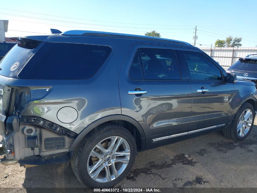 2017 Ford Explorer Limited VIN: 1FM5K7F83HGD84991 Lot: 40663372