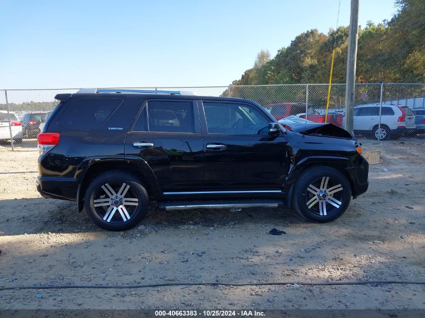 2011 Toyota 4Runner Limited V6 VIN: JTEBU5JR0B5069277 Lot: 40663383