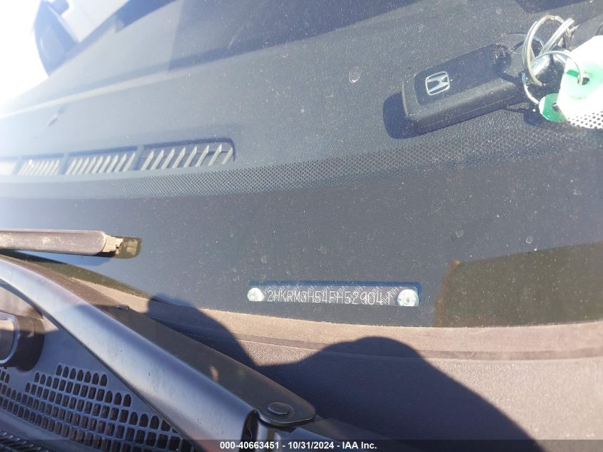 2015 HONDA CR-V EX - 2HKRM3H54FH529041