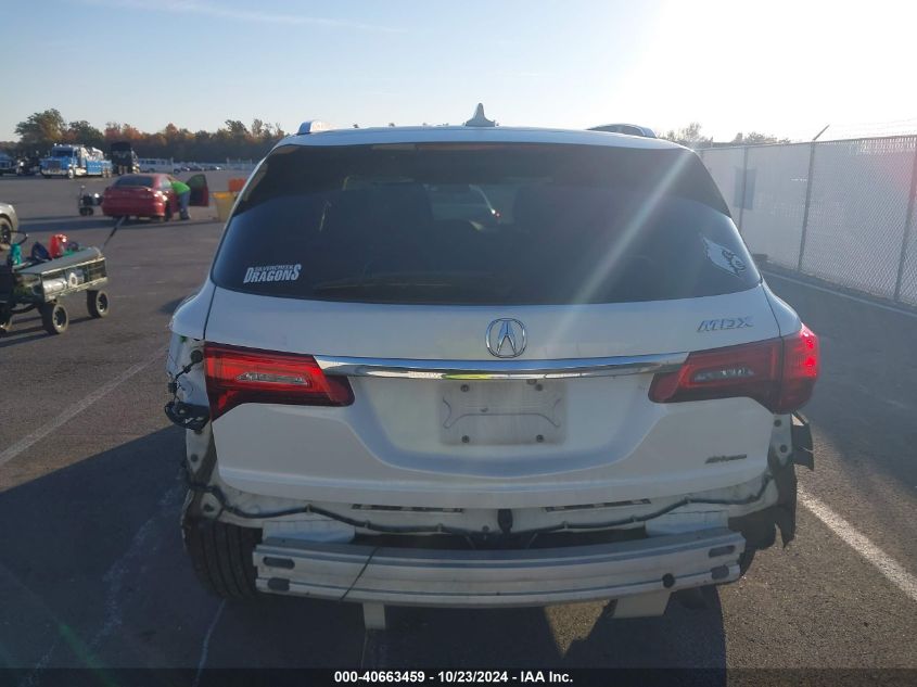 2014 Acura Mdx Advance Pkg W/Entertainment Pkg VIN: 5FRYD4H87EB025123 Lot: 40663459