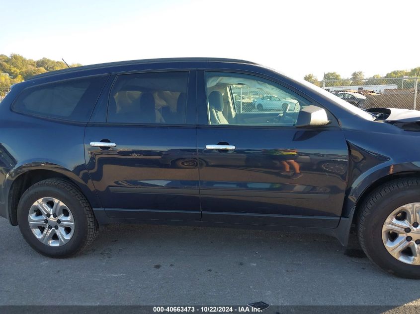 2015 Chevrolet Traverse Ls VIN: 1GNKRFED1FJ387102 Lot: 40663473