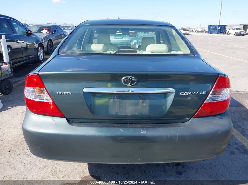 2004 Toyota Camry Le VIN: 4T1BE30KX4U346998 Lot: 40663488