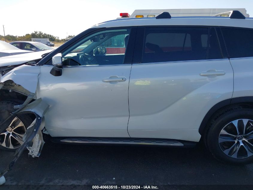 2021 Toyota Highlander Xle VIN: 5TDGZRAH8MS532273 Lot: 40663515