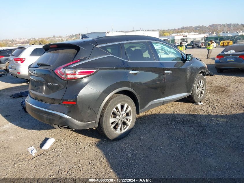 2016 Nissan Murano Sv VIN: 5N1AZ2MH0GN141200 Lot: 40663538