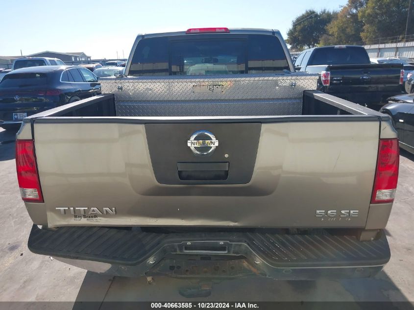 2006 Nissan Titan Se VIN: 1N6BA07A56N561968 Lot: 40663585