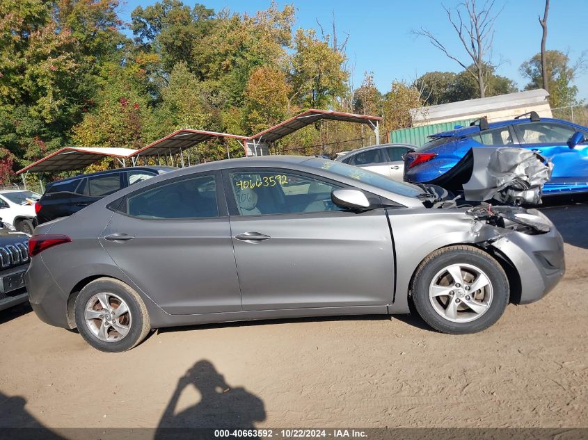 2014 Hyundai Elantra Se VIN: 5NPDH4AE8EH526088 Lot: 40663592