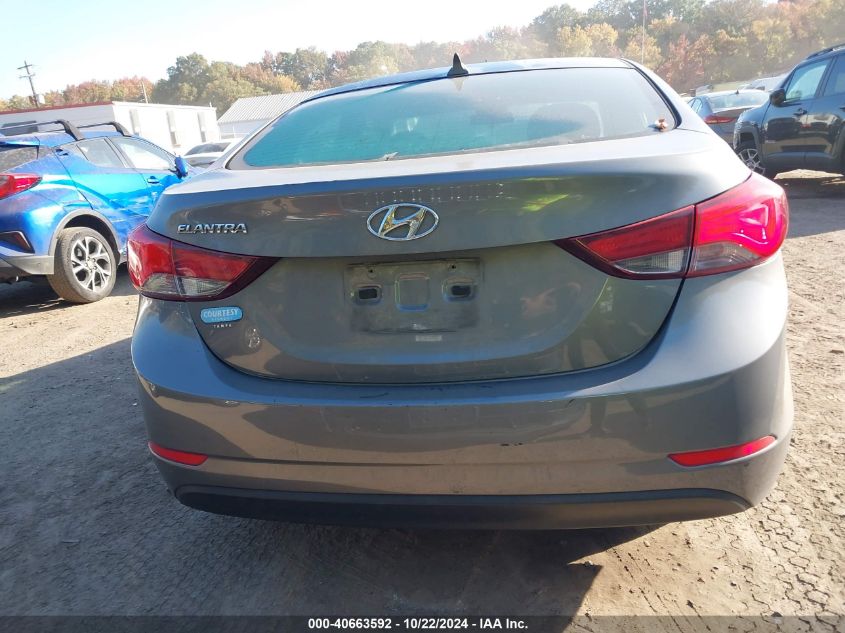 2014 Hyundai Elantra Se VIN: 5NPDH4AE8EH526088 Lot: 40663592