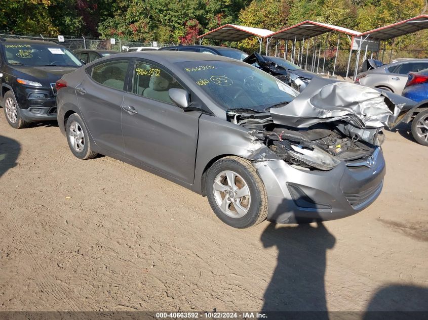 2014 Hyundai Elantra Se VIN: 5NPDH4AE8EH526088 Lot: 40663592