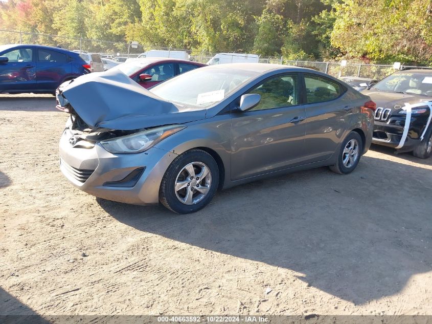 2014 Hyundai Elantra Se VIN: 5NPDH4AE8EH526088 Lot: 40663592