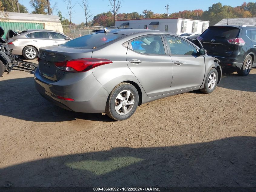 2014 Hyundai Elantra Se VIN: 5NPDH4AE8EH526088 Lot: 40663592