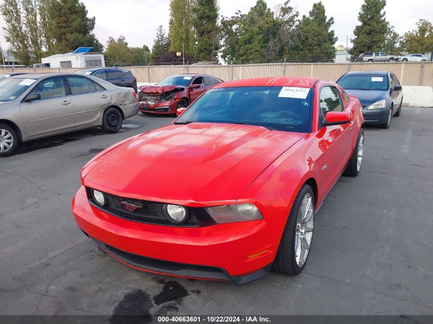 2012 Ford Mustang Gt VIN: 1ZVBP8CFXC5278802 Lot: 40663601