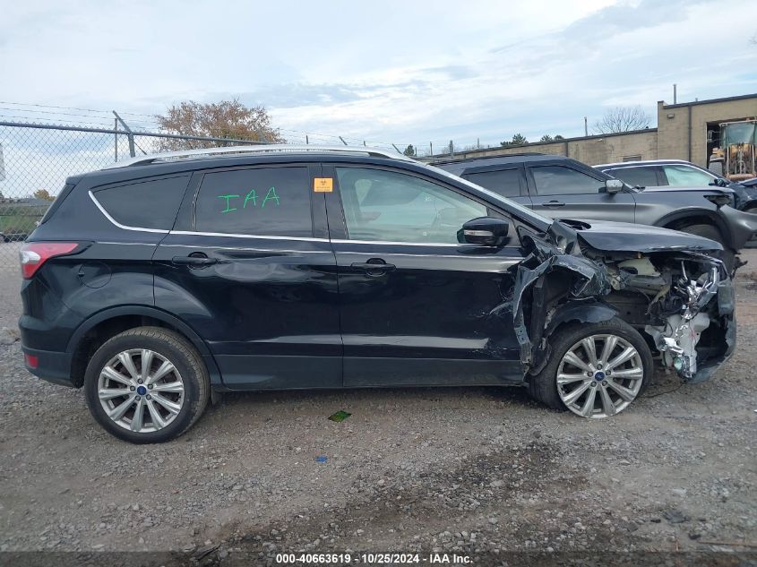 2017 Ford Escape Titanium VIN: 1FMCU9JD1HUE82758 Lot: 40663619