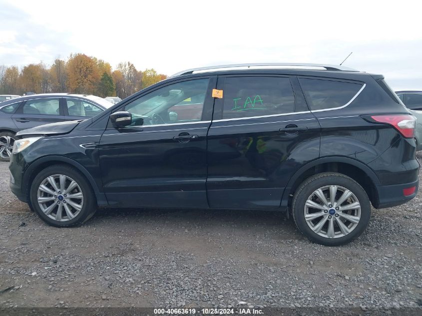 2017 Ford Escape Titanium VIN: 1FMCU9JD1HUE82758 Lot: 40663619