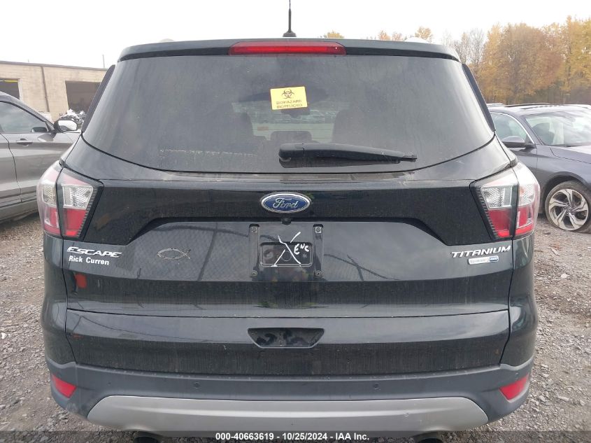 2017 FORD ESCAPE TITANIUM - 1FMCU9JD1HUE82758