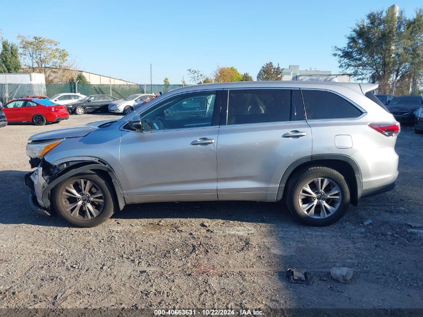 2016 Toyota Highlander Le Plus V6 VIN: 5TDBKRFH6GS355119 Lot: 40663631