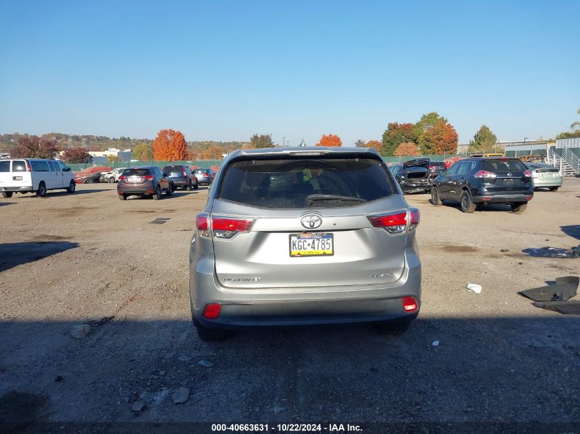 2016 Toyota Highlander Le Plus V6 VIN: 5TDBKRFH6GS355119 Lot: 40663631