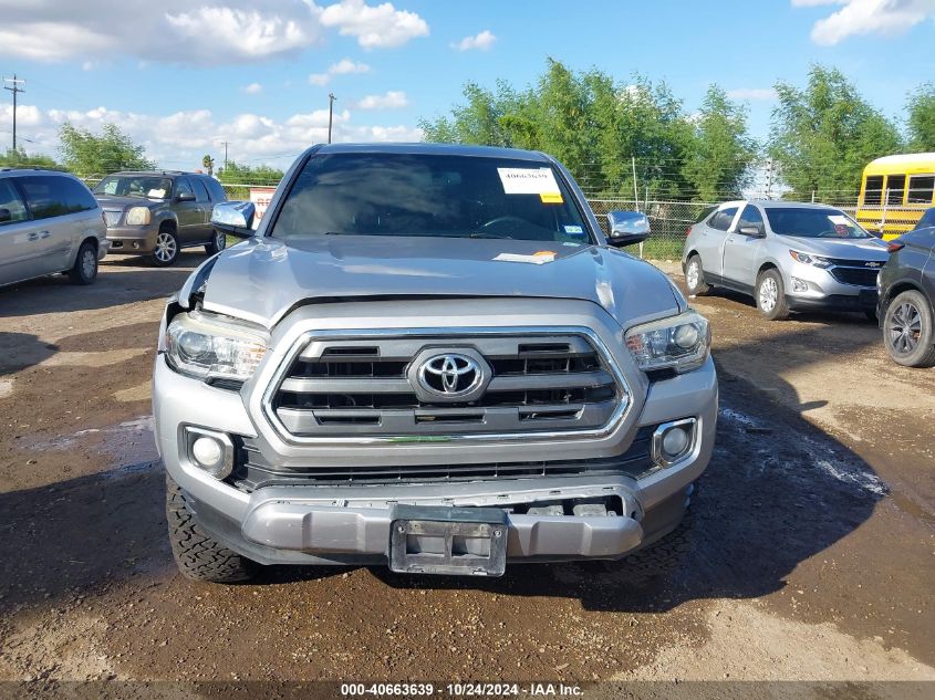 2017 Toyota Tacoma Limited VIN: 5TFGZ5ANXHX058714 Lot: 40663639