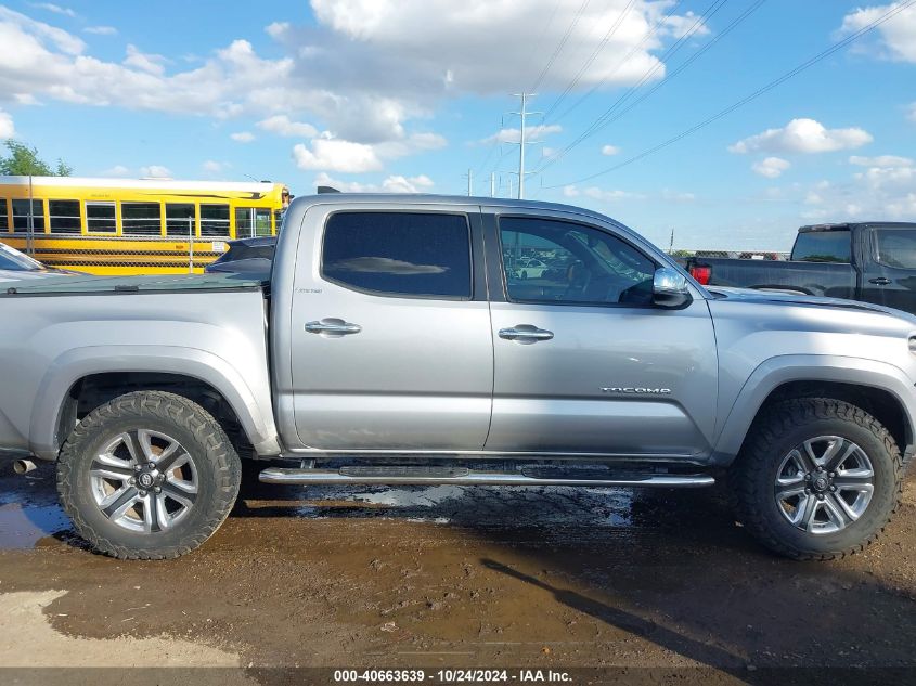 2017 Toyota Tacoma Limited VIN: 5TFGZ5ANXHX058714 Lot: 40663639