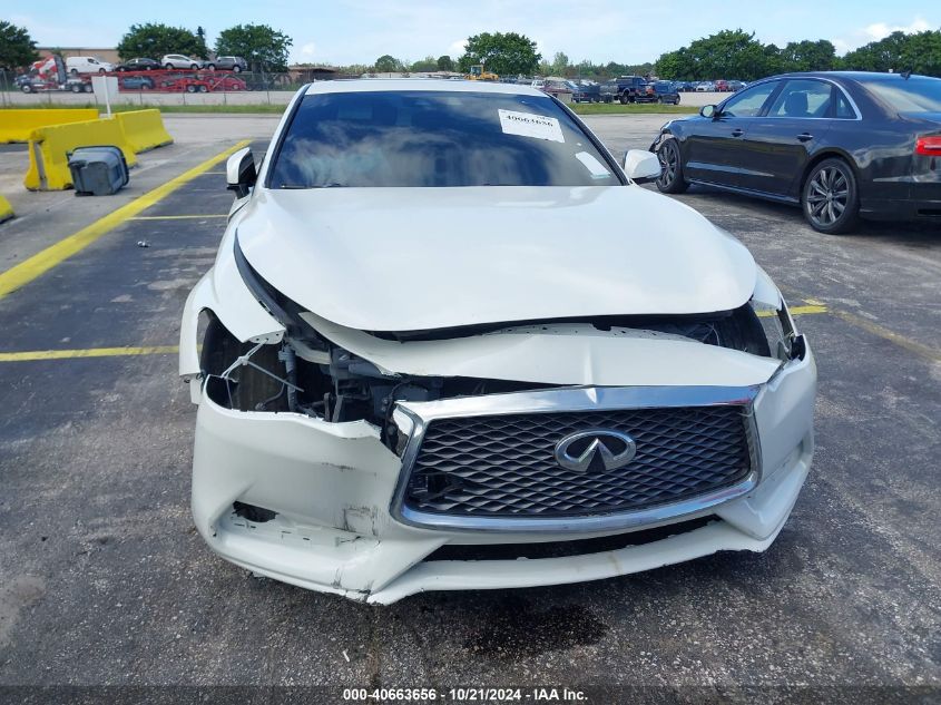 2018 Infiniti Q60 3.0T Red Sport 400 VIN: JN1FV7EL6JM631436 Lot: 40663656