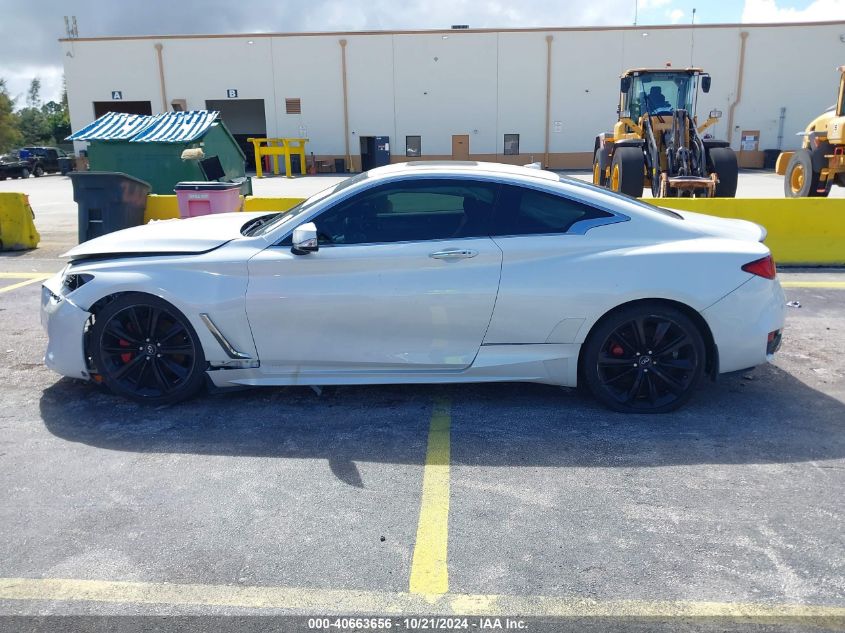 2018 Infiniti Q60 3.0T Red Sport 400 VIN: JN1FV7EL6JM631436 Lot: 40663656