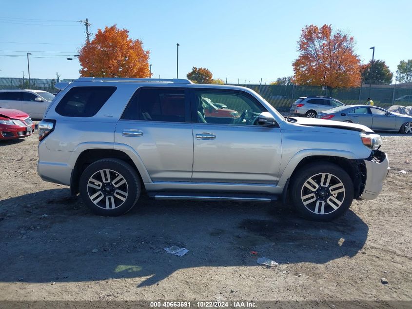 2016 Toyota 4Runner Limited VIN: JTEBU5JR1G5381065 Lot: 40663691