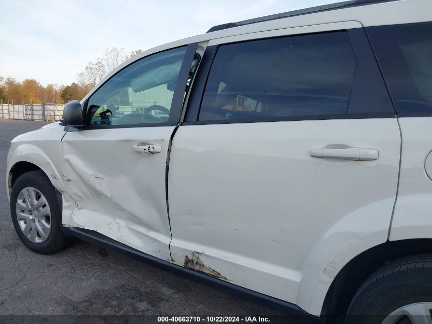 2017 Dodge Journey Se VIN: 3C4PDCAB0HT654452 Lot: 40663710