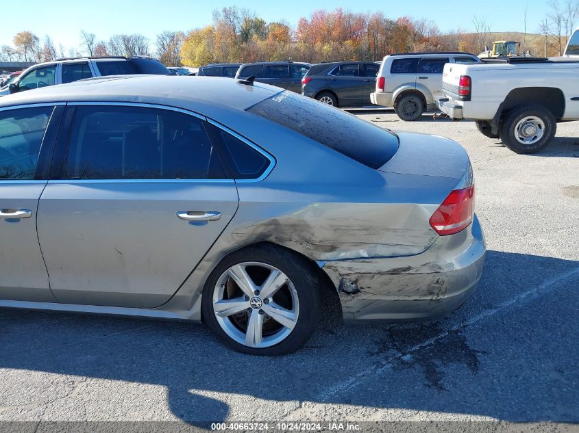 2013 Volkswagen Passat 2.5L Se VIN: 1VWBP7A39DC128566 Lot: 40663724