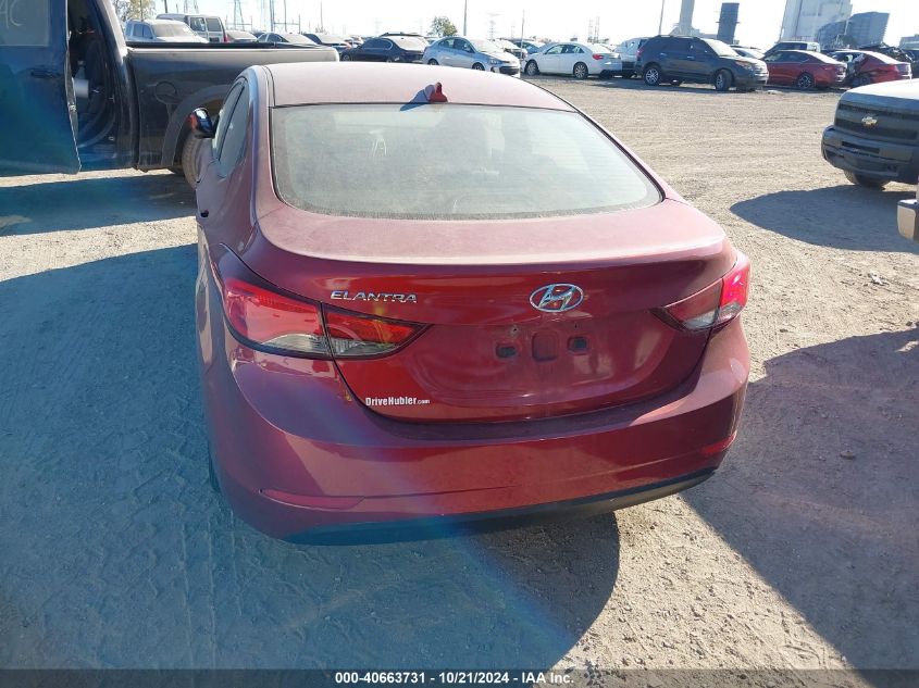 2016 Hyundai Elantra Se VIN: 5NPDH4AEXGH703792 Lot: 40663731