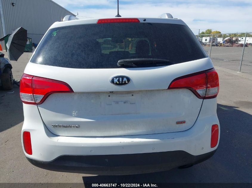 2015 Kia Sorento Lx VIN: 5XYKT3A69FG643535 Lot: 40663747