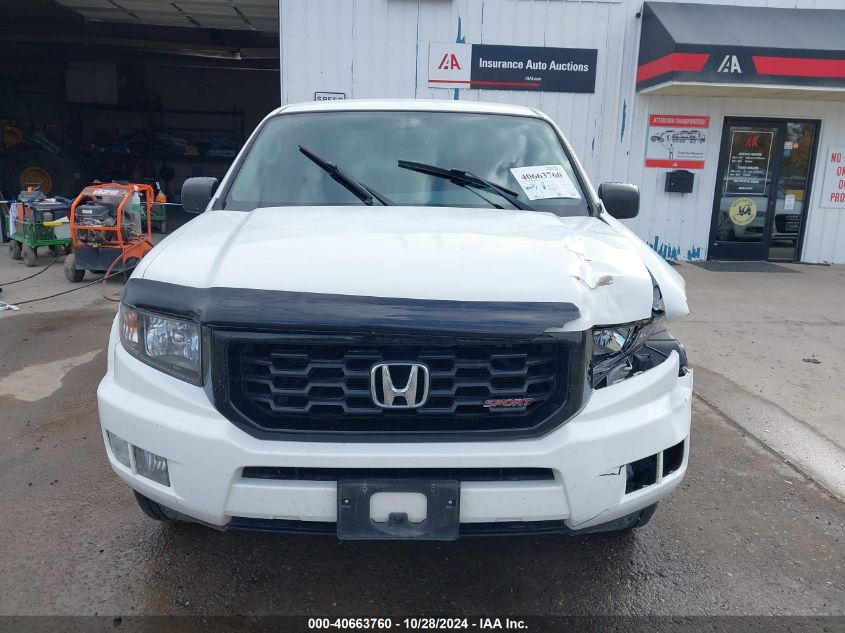 2014 Honda Ridgeline Sport VIN: 5FPYK1F7XEB004581 Lot: 40663760