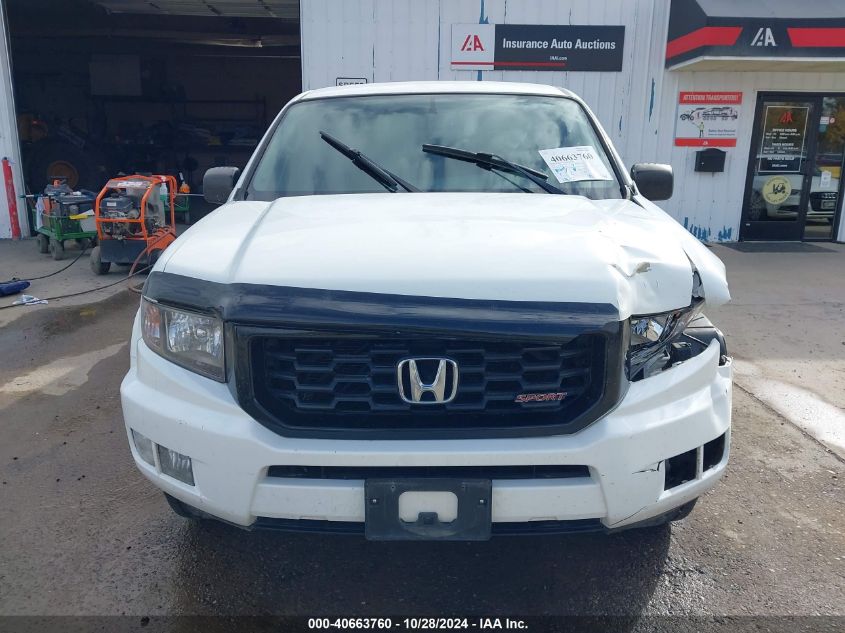 2014 Honda Ridgeline Sport VIN: 5FPYK1F7XEB004581 Lot: 40663760