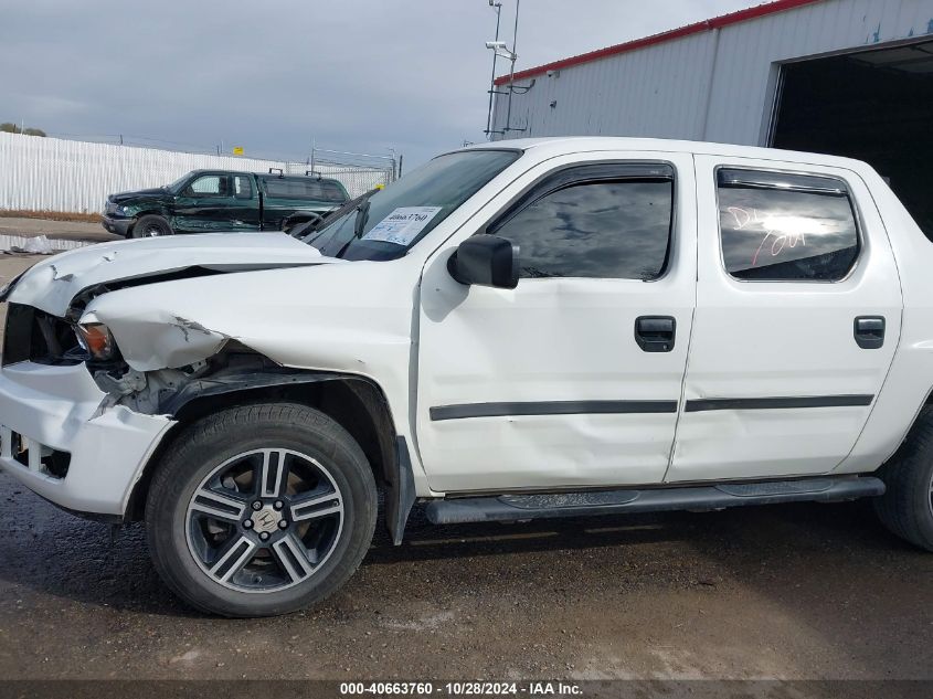 2014 Honda Ridgeline Sport VIN: 5FPYK1F7XEB004581 Lot: 40663760