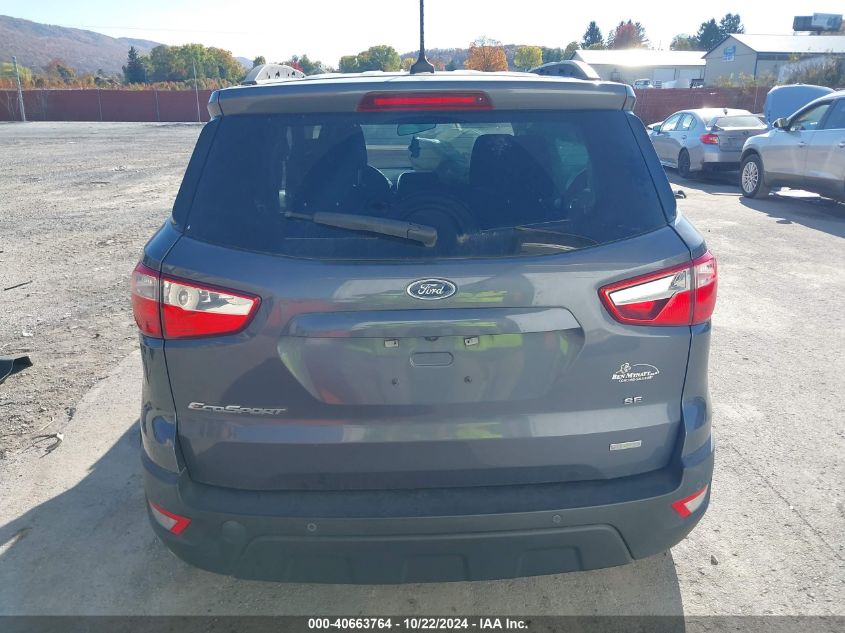 2019 Ford Ecosport Se VIN: MAJ3S2GE6KC269986 Lot: 40663764