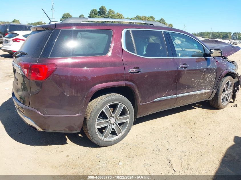 VIN 1GKKNPLSXHZ222153 2017 GMC Acadia, Denali no.4