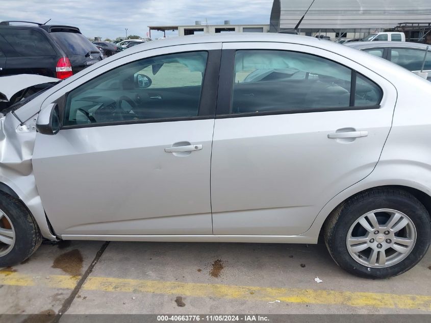 2012 Chevrolet Sonic 2Ls VIN: 1G1JA5SH7C4135259 Lot: 40663776