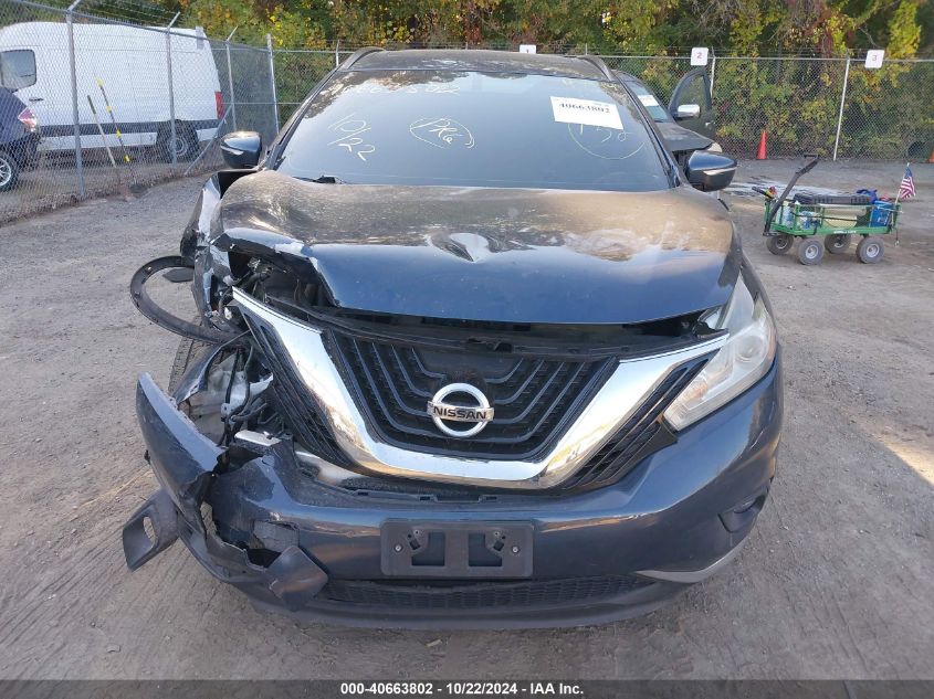 2015 Nissan Murano Sv VIN: 5N1AZ2MG8FN243883 Lot: 40663802