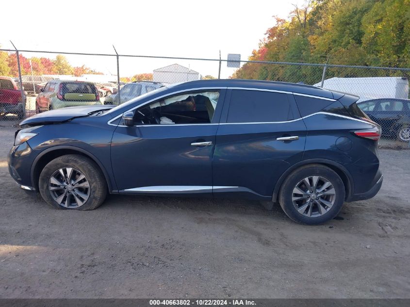 2015 Nissan Murano Sv VIN: 5N1AZ2MG8FN243883 Lot: 40663802