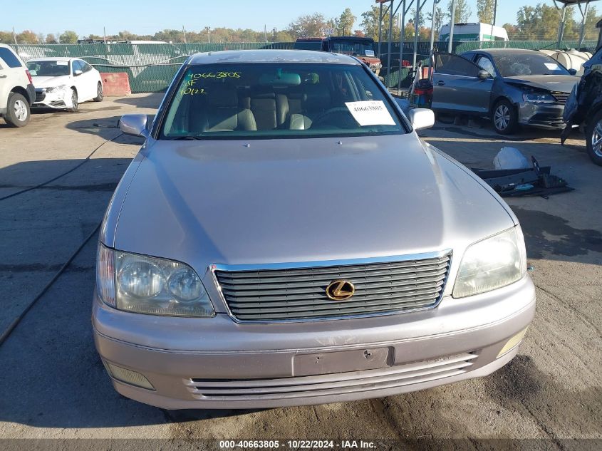 1998 Lexus Ls 400 VIN: JT8BH28F6W0104845 Lot: 40663805