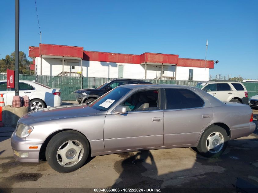 1998 Lexus Ls 400 VIN: JT8BH28F6W0104845 Lot: 40663805