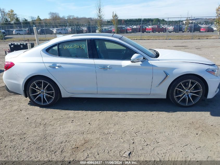 2019 Genesis G70 2.0T Advanced VIN: KMTG44LA2KU030323 Lot: 40663837