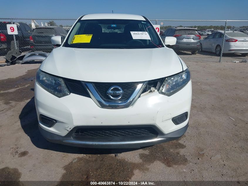 2016 Nissan Rogue S VIN: 5N1AT2MT8GC892434 Lot: 40663874