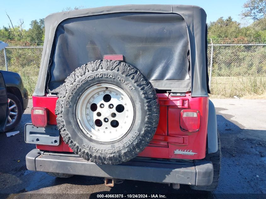 1997 Jeep Wrangler Sport VIN: 1J4FY19S3VP486034 Lot: 40663875