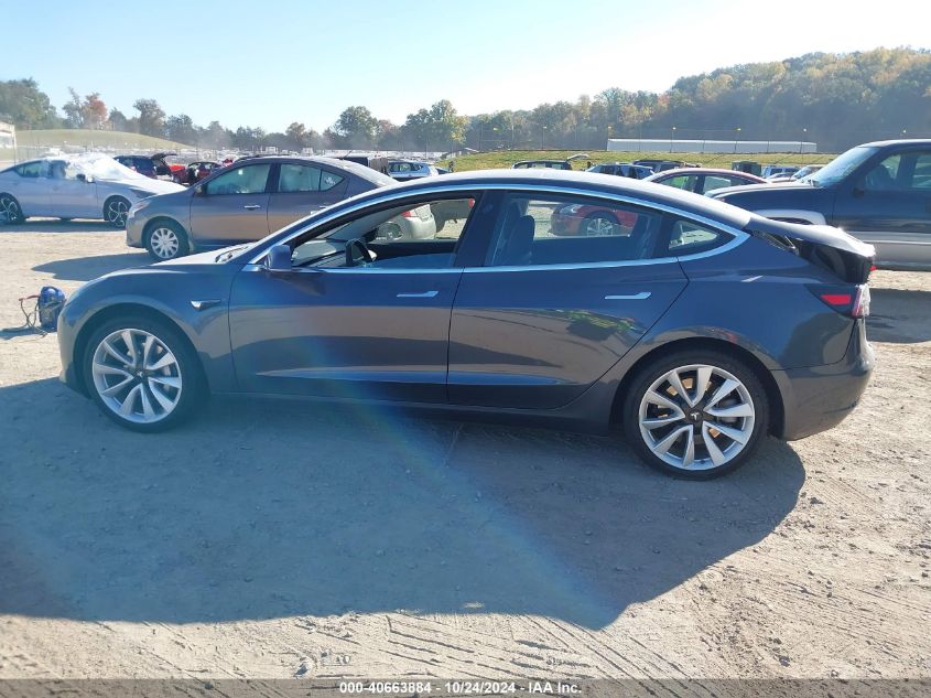 2018 Tesla Model 3 Long Range/Mid Range VIN: 5YJ3E1EA1JF019973 Lot: 40663884