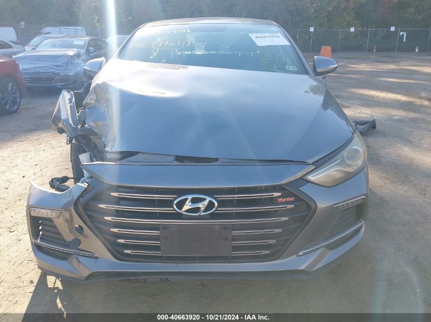 2017 Hyundai Elantra Sport VIN: KMHD04LB1HU291601 Lot: 40663920